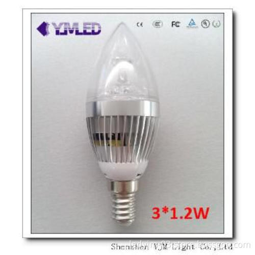 3W LED Energy Saving Candle Light Bulbs ,CE&ROHS,3 years warranty
